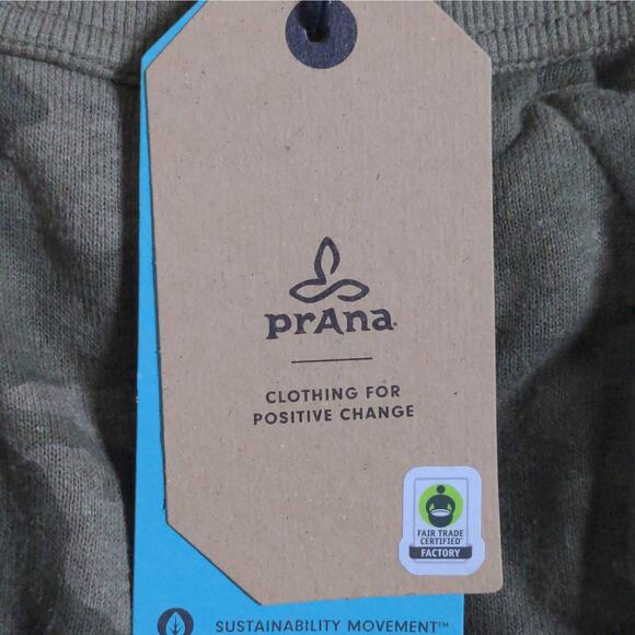 prAna Women's Cozy Up Ankle Pant Jogger Sweatpants UPF Sage Camo S - Picture 9 of 13